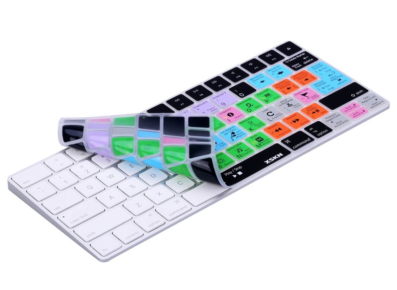 XSKN غطاء سيليكون لوحات المفاتيح XSKN Logic Pro مع مفاتيح اختصار وظيفية للوحة المفاتيح السحرية اللاسلكية Bluetooth A1644 MLA22LL/A MLA22B/A - Image 5